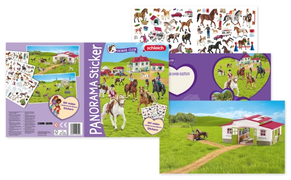 Schleich-Horse-Club-Stickerbücher-Referenzen-Grafiker-Hamburg