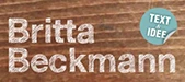 Britta Beckmann-Text und Idee-Logo