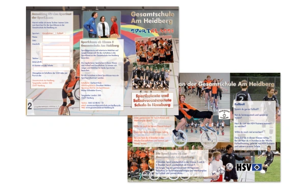 Gesamtschule-am-Heidberg-Grafiker-Hamburg-Faltblätter-Werbematerial