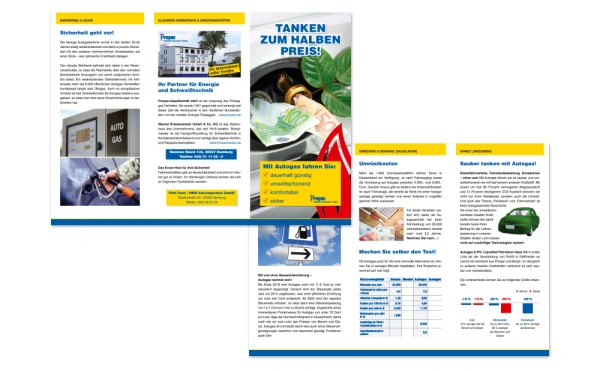 Propan-Grafiker-Hamburg-Faltblätter-Werbematerial