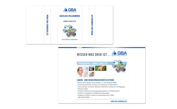 GBA 3-Grafiker Hamburg-Messezubehör-Werbematerial