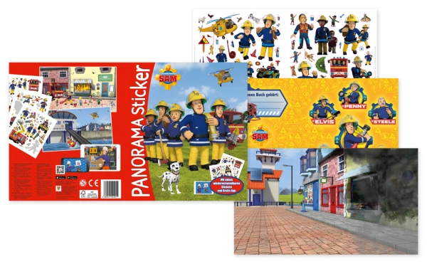 Fireman-Sam-Stickerbücher-Referenzen-Grafiker-Hamburg