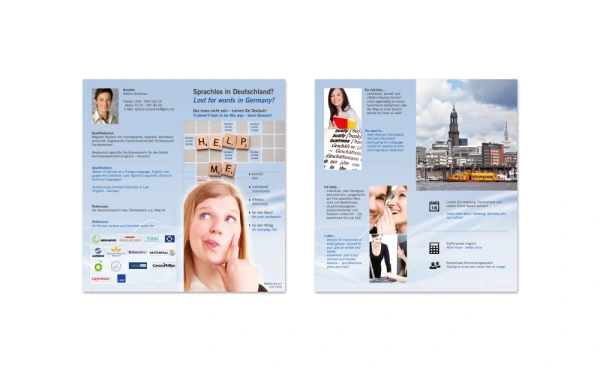 Brüchner-Grafiker-Hamburg-Faltblätter-Werbematerial
