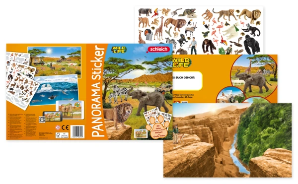 Schleich-Wild-life-Stickerbücher-Referenzen-Grafiker-Hamburg