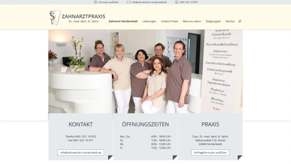 Zahnarztpraxis-N-Salim-1-Grafiker-Hamburg-Webseite